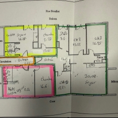Bourges – A vendre  3 appartements